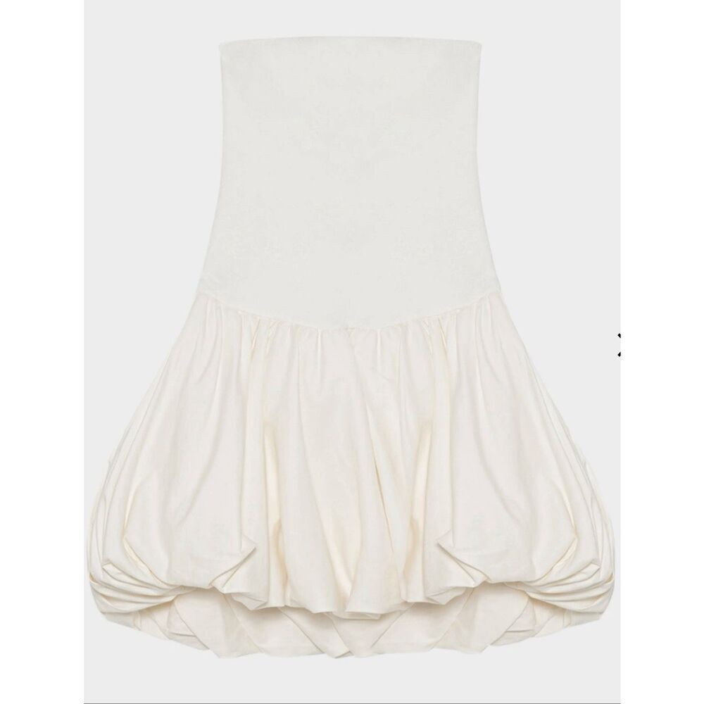 SIMKHAI Pollie Strapless Mini Bubble Dress NWT Size Large